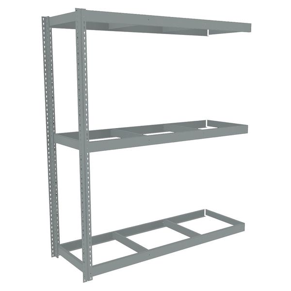 Boltless Shelving Add-On, 72x24, 3 Shelf