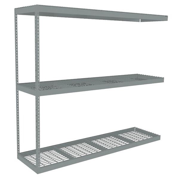 Boltless Shelving Add-On, 96x24, 3 Shelf
