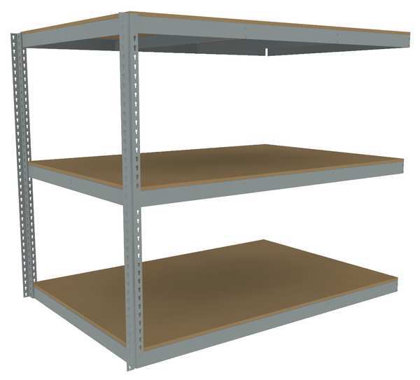 Boltless Shelving Add-On, 72x48, 3 Shelf