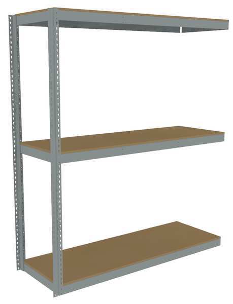Boltless Shelving Add-On, 72x24, 3 Shelf