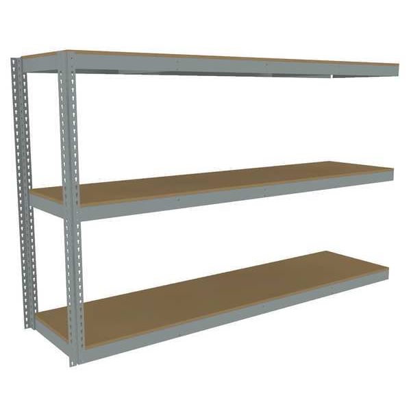 Boltless Shelving Add-On, 96x24, 3 Shelf