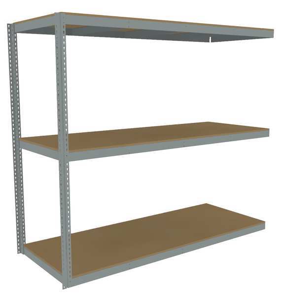 Boltless Shelving Add-On, 96x36, 3 Shelf