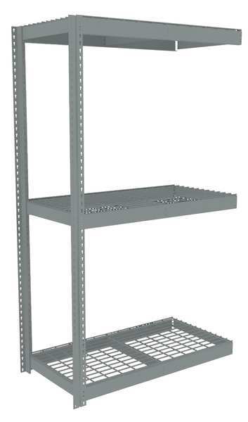 Boltless Shelving Add-On, 48x24, 3 Shelf