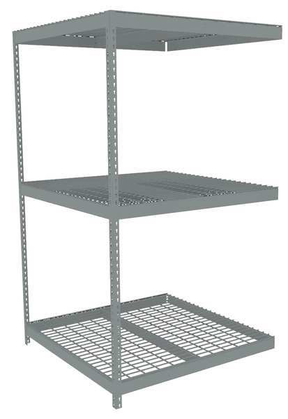 Boltless Shelving Add-On, 48x48, 3 Shelf