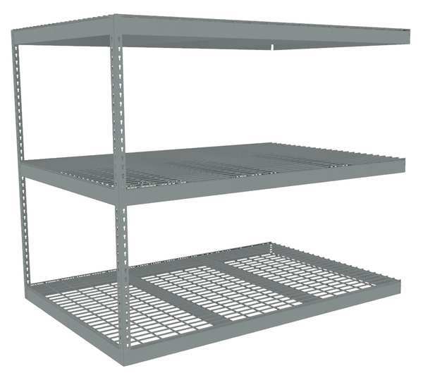 Boltless Shelving Add-On, 72x48, 3 Shelf