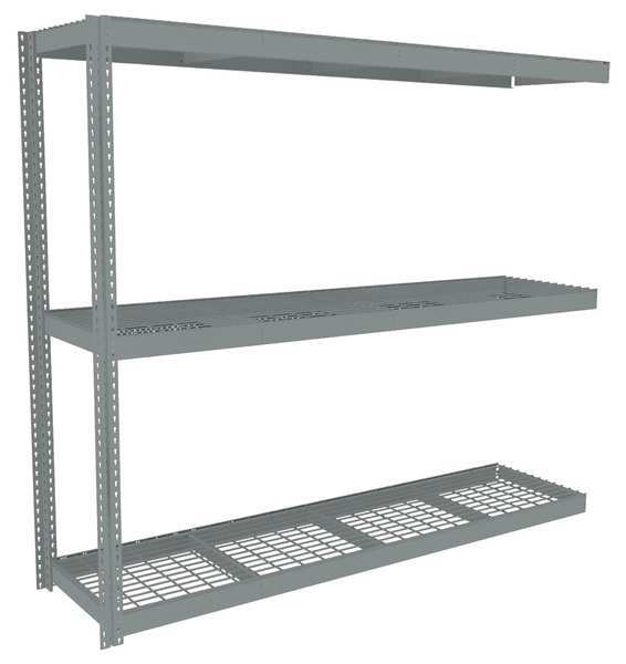 Boltless Shelving Add-On, 96x24, 3 Shelf