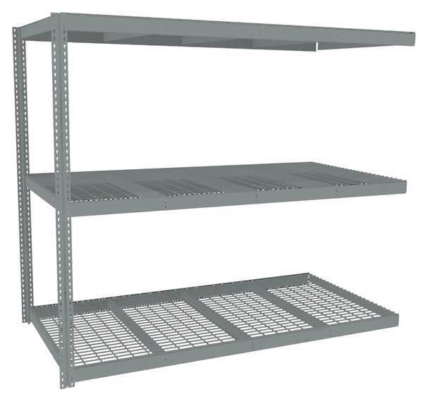 Boltless Shelving Add-On, 96x48, 3 Shelf