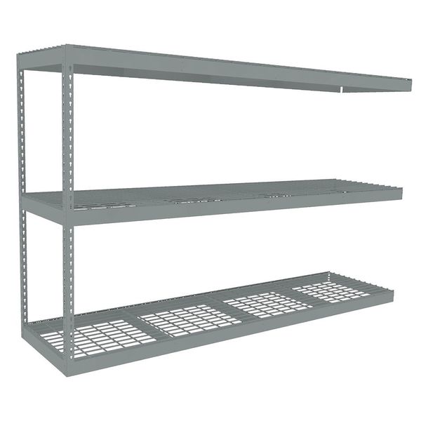 Boltless Shelving Add-On, 96x24, 3 Shelf