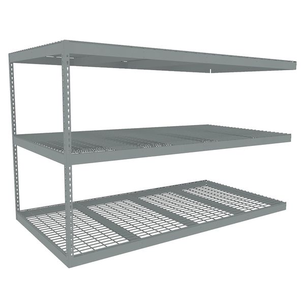 Boltless Shelving Add-On, 96x48, 3 Shelf