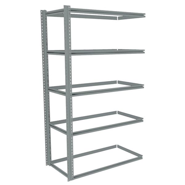 Boltless Shelving Add-On, 48x24, 5 Shelf