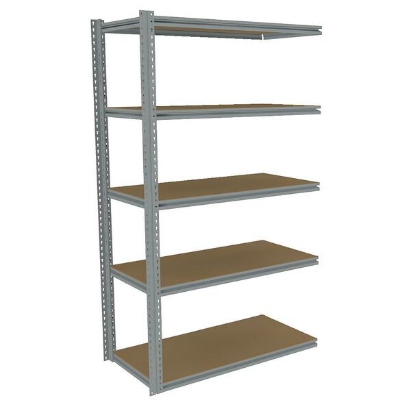 Boltless Shelving Add-On, 48x24, 5 Shelf