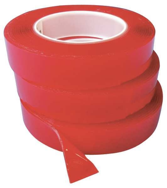 Foam Tape, Clear, 5-1/2 yd. L, 1 in. W