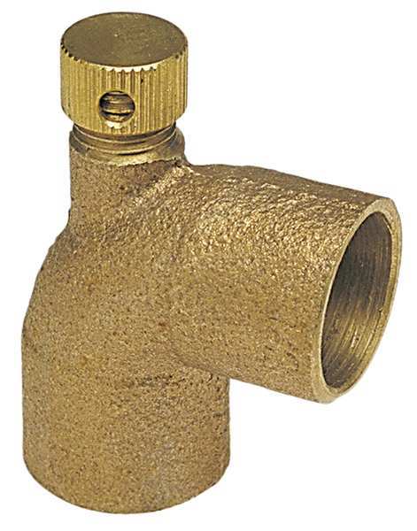 Vent Elbow, Cast Bronze, 3/4 x 3/4 In