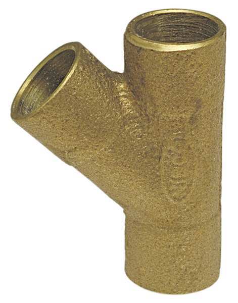 Wye, 45, Cast Bronze, C x C x C, 1 In