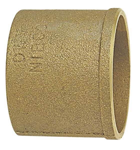 DWV No Hub Soil Pipe Adapter, Cast Bronze