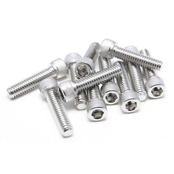 #10-32 Socket Head Cap Screw, NL-19(SM) 18-8 Stainless Steel, 3/8 in Length, 100 PK