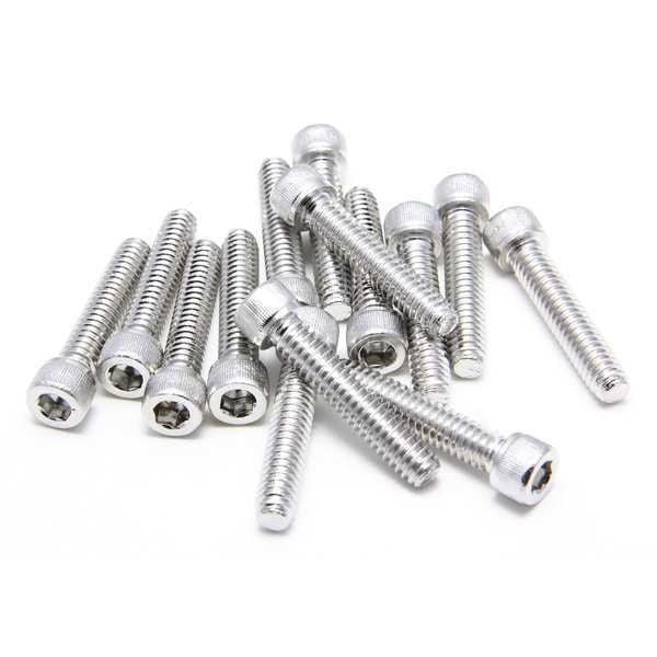 #10-32 Socket Head Cap Screw, NL-19(SM) 18-8 Stainless Steel, 3/8 in Length, 100 PK