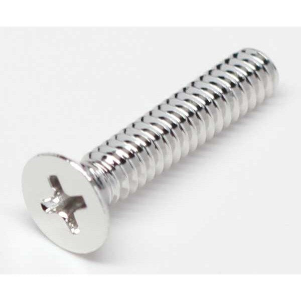 #10-32 x 1/2 in Phillips Flat Machine Screw, NL-19 18-8 Stainless Steel, 100 PK