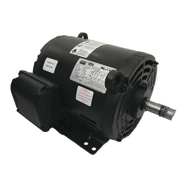 3-Phase General Purpose Motor, 5 HP, 182/4T Frame, 230/460V AC Voltage, 1,760 Nameplate RPM