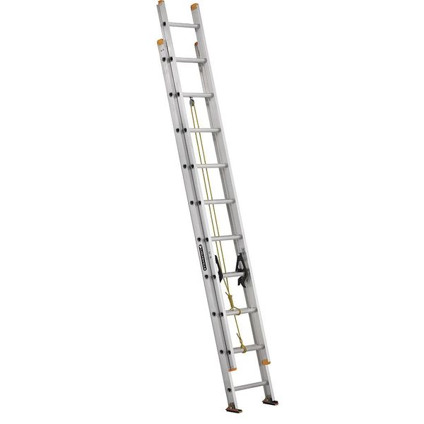 Aluminum Extension Ladder, 250 lb Load Capacity