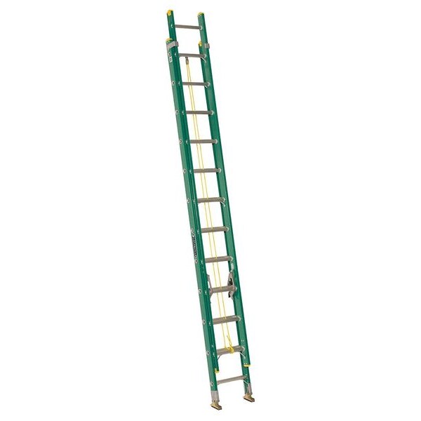Fiberglass Extension Ladder, 225 lb Load Capacity