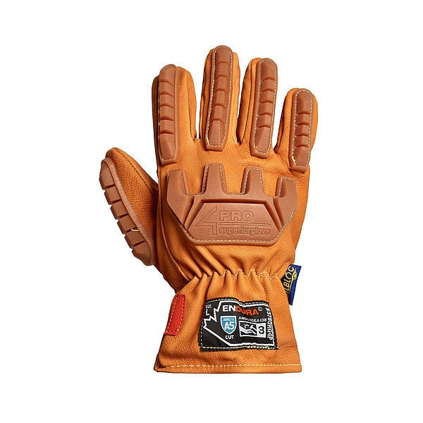 Work Gloves, Drivers, 2XL, Leather, PR