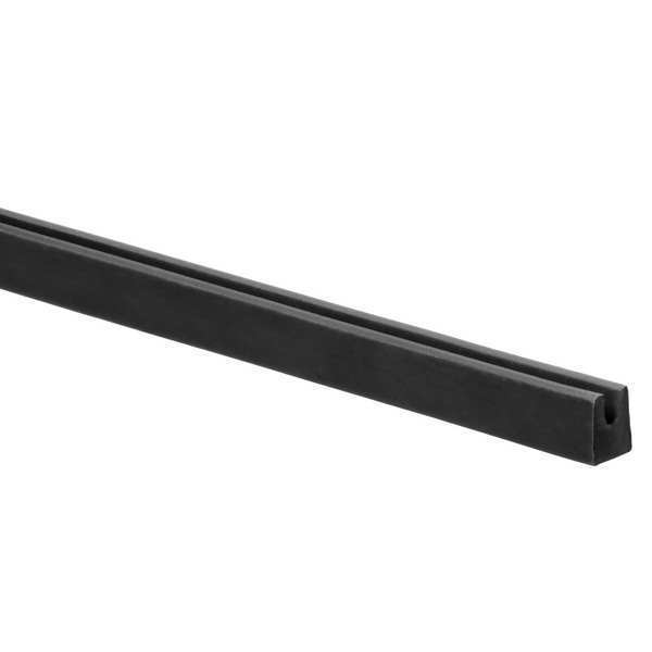 Rubber Edging, SBR, 100 ft Length, Non-Adhesive Backing, 7/64 in Overall Width, Style: B