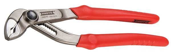 10 in V-Jaw Lock Joint Pliers Serrated, PVC Grip