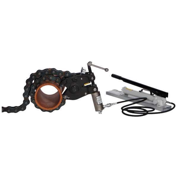 Hydraulic Pipe Cutter, 6 to 36 in Cap