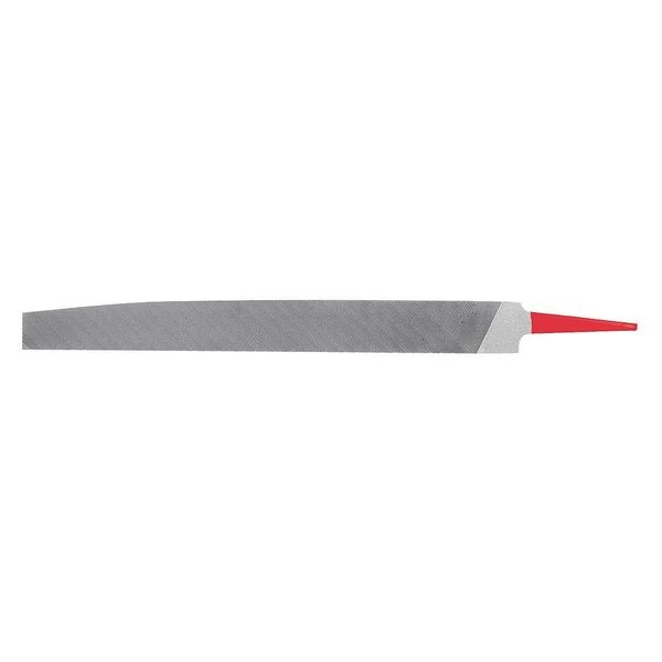Knife File, Smooth/Double, 4in.L, Nat.