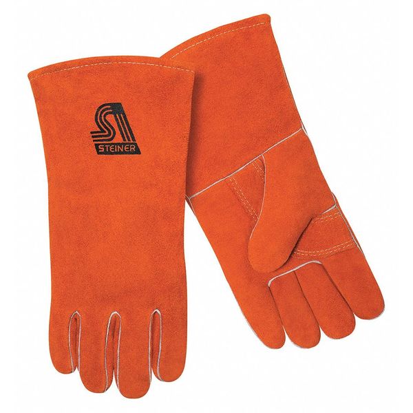 Welding Gloves, Stick Application, Brn, PR