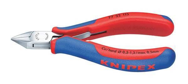 4 3/4 in 77 Diagonal Cutting Plier Standard Cut Pointed Nose Uninsulated