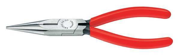 6 1/4 in Long Nose Plier, Side Cutter Dipped Handle