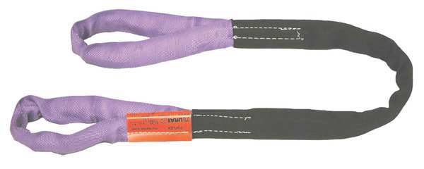 Roundsling, Eye & Eye, 15 ft L, 2600 lb Cap