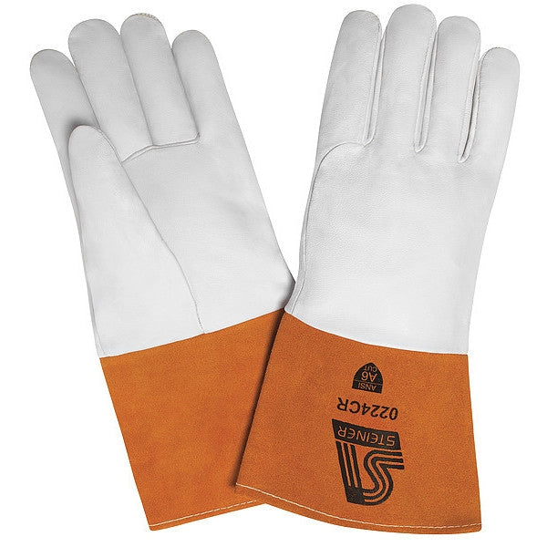 TIG Welding Gloves, Goatskin Palm, M, PR