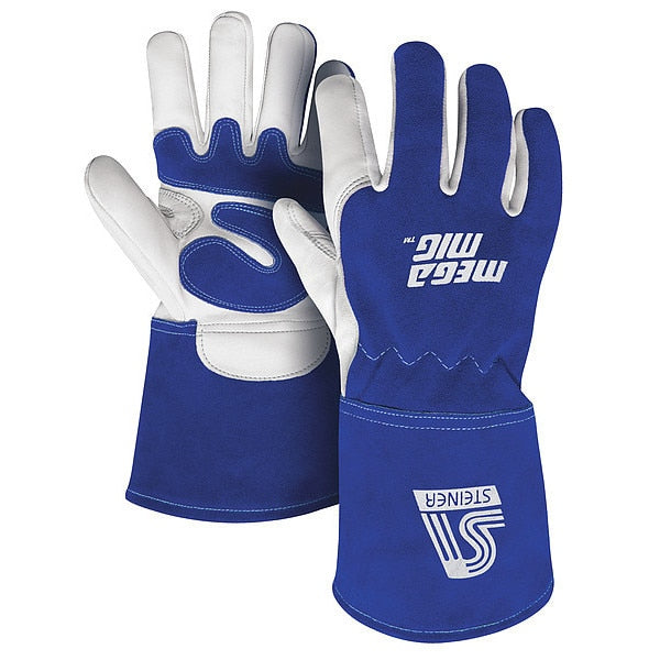 MIG Welding Gloves, Goatskin Palm, 2XL, PR