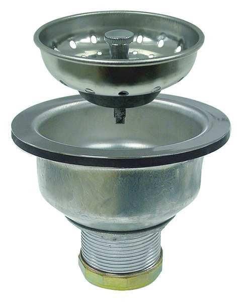 Sink Strainer Assembly, SS, Brass