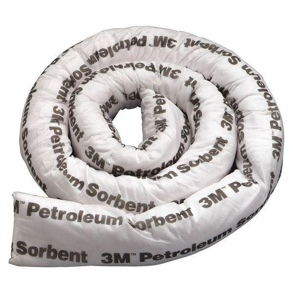 Absorbent Boom, Petrleum, 8 ft. L, PK6