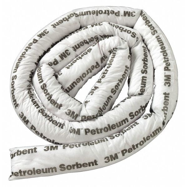 Absorbent Boom, Petroleum, 12 ft. L, PK4