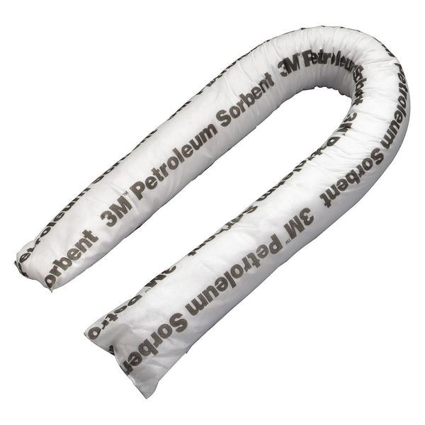 Absorbent Boom, Petroleum, 4 ft. L, PK12