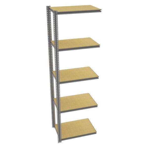 Boltless Shelving Add-On, 36inx24inx120in