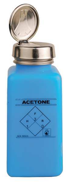 Bottle, One-Touch Pump, 8 oz, Blue