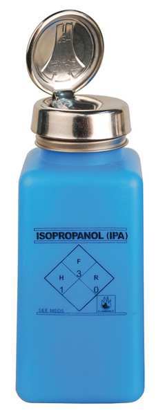 Bottle, One-Touch Pump, 8 oz, Blue