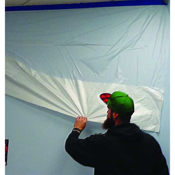 Static Film, Painters Tape Edge, 10x100 ft