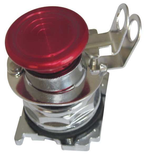 Cutler-Hammer Lock Out Mushroom Head, 30mm, Red