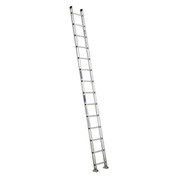 14 ft. Straight Ladder, Aluminum, 14 Steps