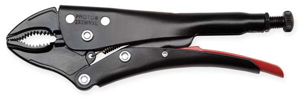 7 15/32 in Screw Bolt w/ Locking Nut Plain Grip Locking Plier