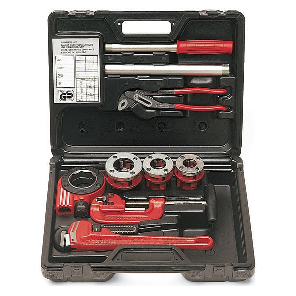 Manual Pipe Threaders, 1/2 in to 1 in, Rod: No Rod Bolt: No Bolt