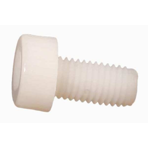 #10-32 Socket Head Cap Screw, Plain Nylon, 1-1/4 in Length, 40 PK