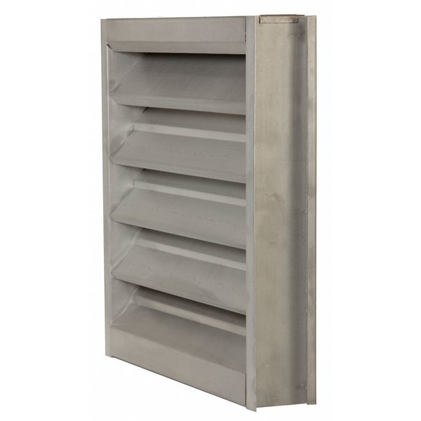 Louver, Wall Opening 24x24In, Galvannealed